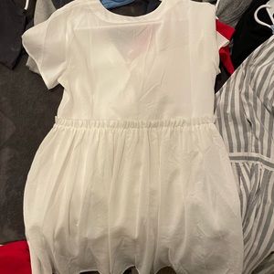 white short formal dress